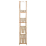 Rack de stockage Vidaxl 5 couches 170x28.5x170 cm Pine solide
