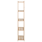 Rack de stockage Vidaxl 5 couches 80x28.5x170 cm Pine solide