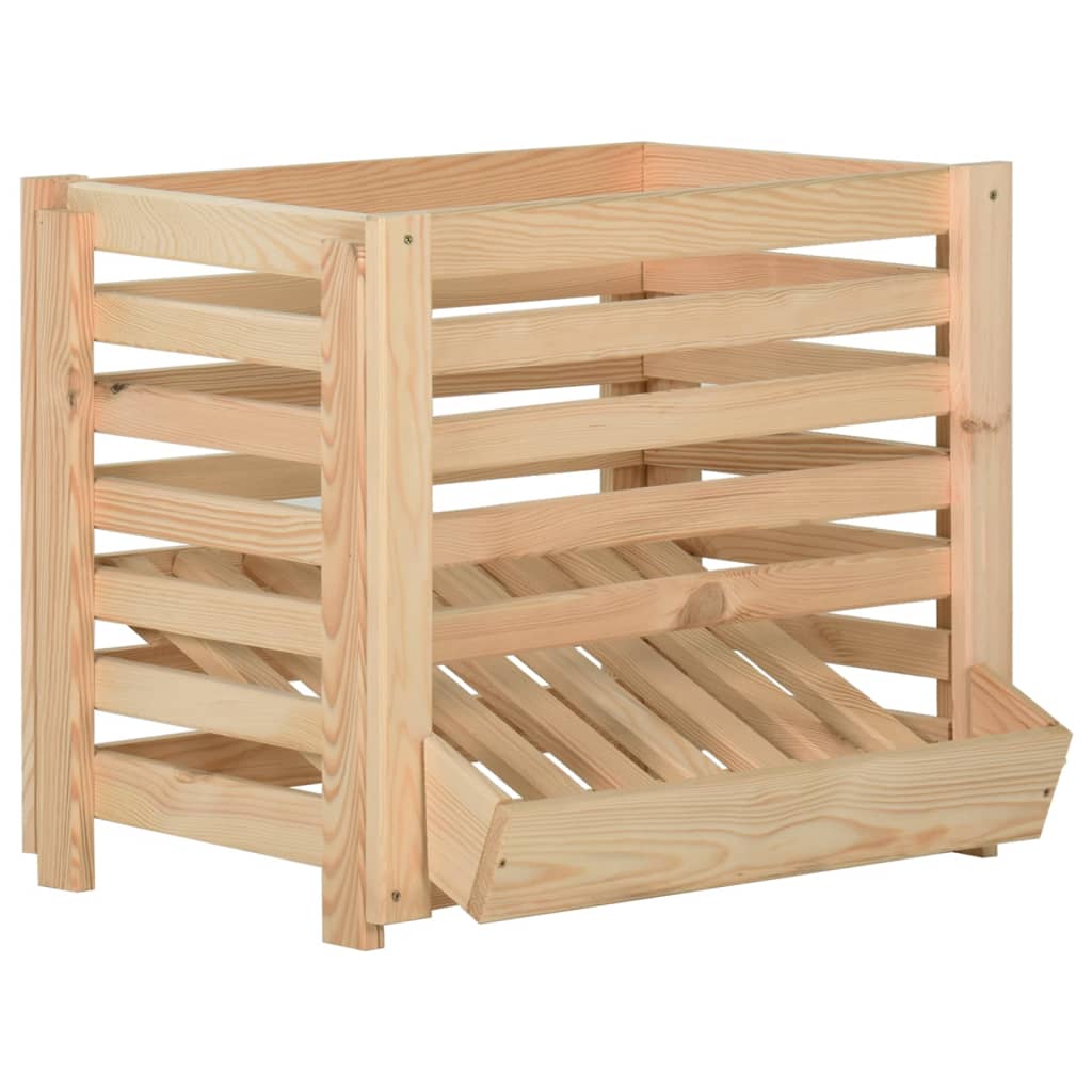 Vidaxl Potato Plebst 60x40x50 cm Pine solide