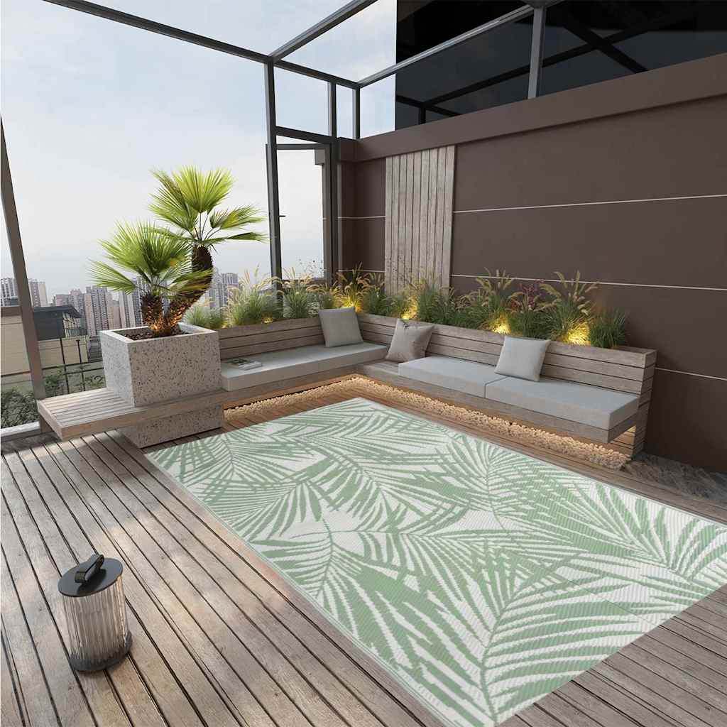 Vidaxl à l'extérieur du tapis Arakil 140x200 cm vert polypropène
