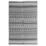 Vidaxl à l'extérieur du tapis Arakil 120x180 cm Black en polypropène