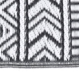 Vidaxl à l'extérieur du tapis Arakil 160x230 cm Black en polypropène