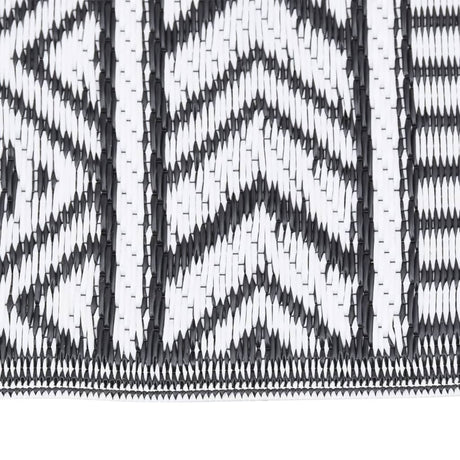 Vidaxl à l'extérieur du tapis Arakil 190x290 cm en polypropène noir