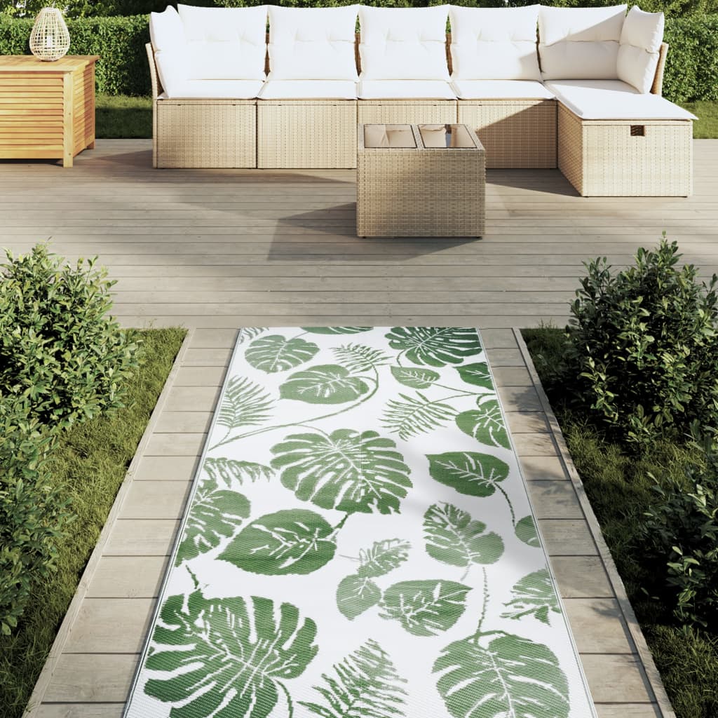 Vidaxl Extérieur Rug 80x250 cm Green en polypropène