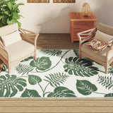 Vidaxl outside rug 140x200 cm polypropene green