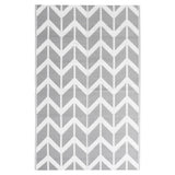 Vidaxl à l'extérieur du tapis Arakil 120x180 cm Gray en polypropène