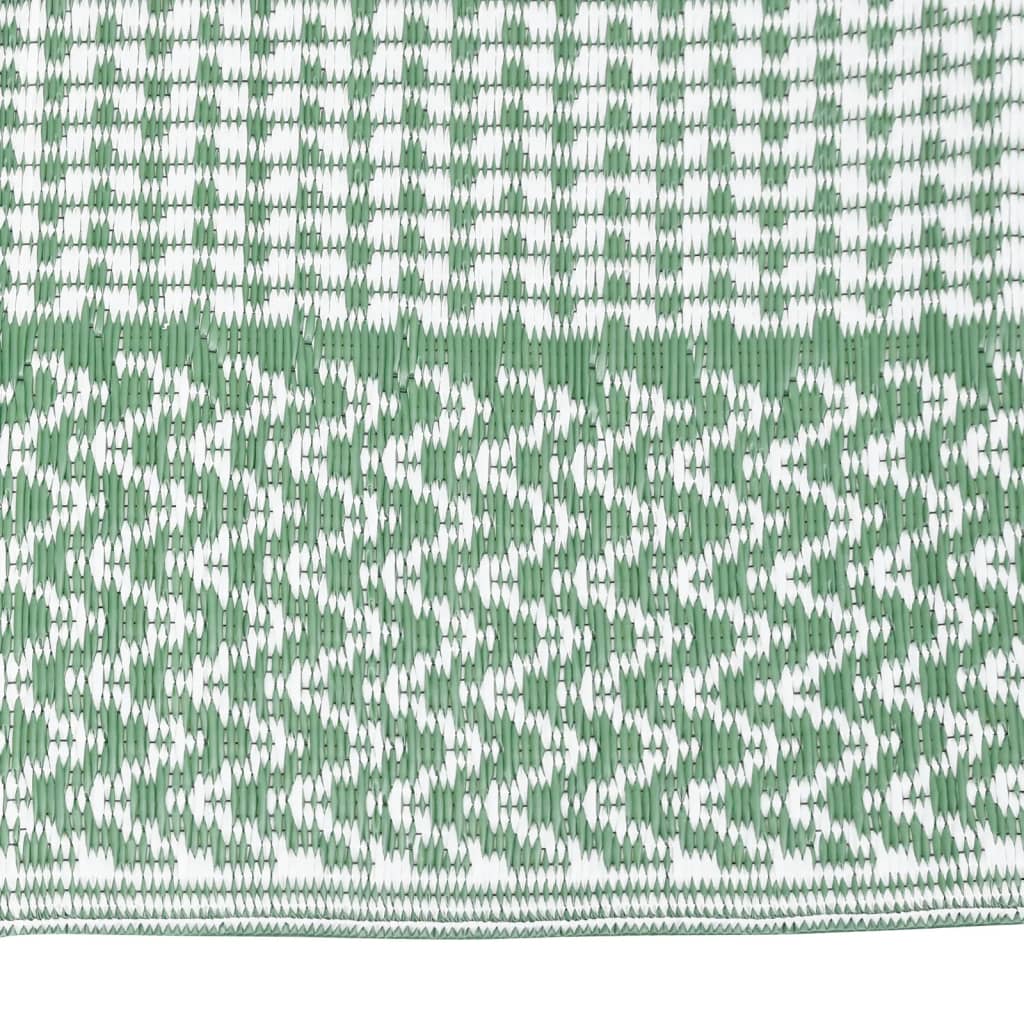 Vidaxl à l'extérieur du tapis aakil 80x150 cm vert polypropène