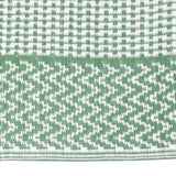 Vidaxl à l'extérieur du tapis aakil 80x150 cm vert polypropène