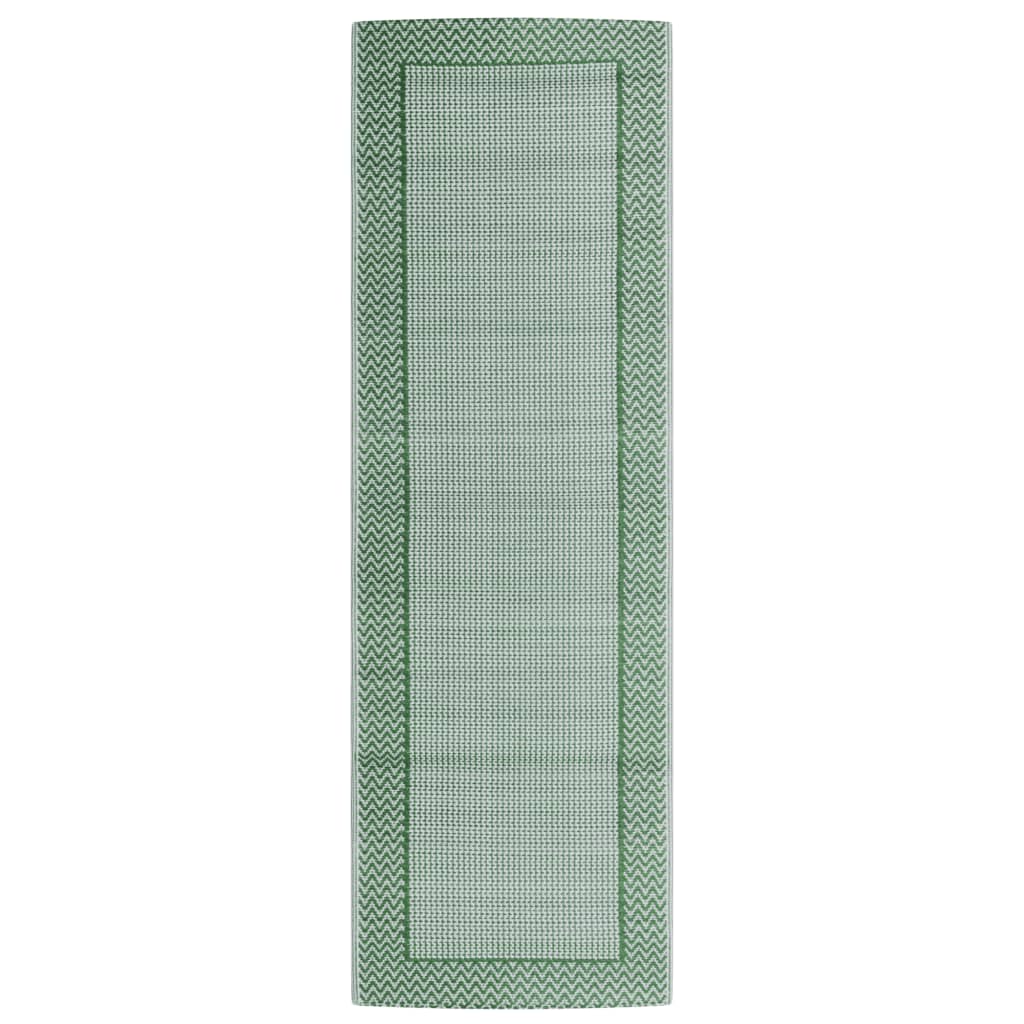 Vidaxl Extérieur Rug 80x250 cm Green en polypropène