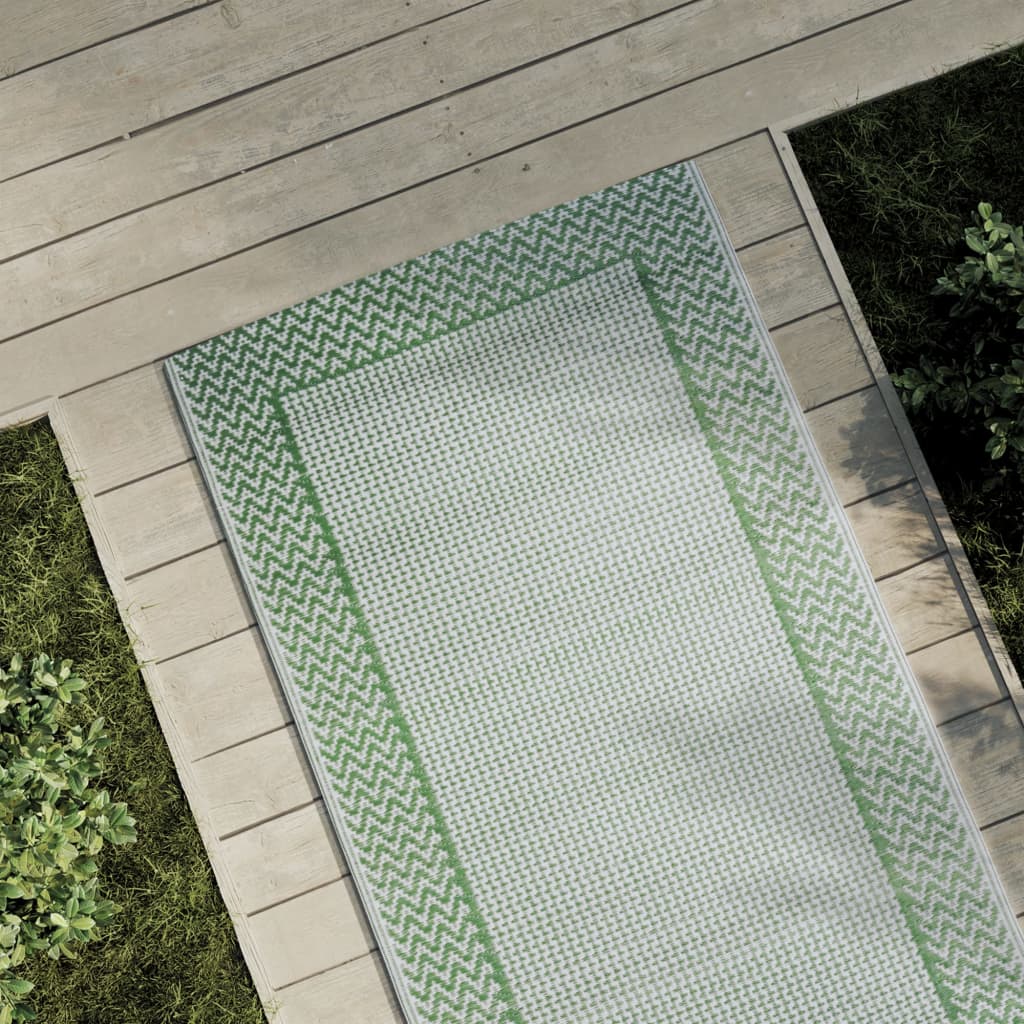 Vidaxl Extérieur Rug 80x250 cm Green en polypropène