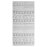 Vidaxl à l'extérieur du tapis Arakil 80x150 cm Gray en polypropène