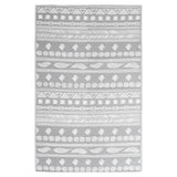 Vidaxl à l'extérieur du tapis Arakil 140x200 cm Gray en polypropène