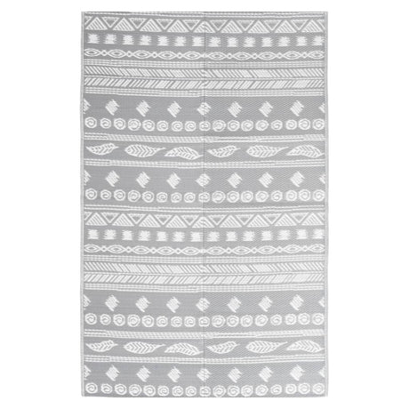 Vidaxl à l'extérieur du tapis Arakil 160x230 cm Gray en polypropène
