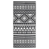 Vidaxl Extérieur Rug 80x150 cm Polypropène noir