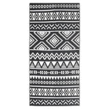 Vidaxl Extérieur Rug 80x150 cm Polypropène noir