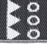 Vidaxl extérieur tapis arakil 140x200 cm en polypropène noir