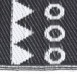 Vidaxl à l'extérieur du tapis Arakil 190x290 cm en polypropène noir