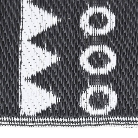 Vidaxl à l'extérieur du tapis Arakil 190x290 cm en polypropène noir