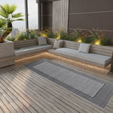 Vidaxl RAGN EXTÉRIEUR AAKIL 80X250 cm Polypropène noir