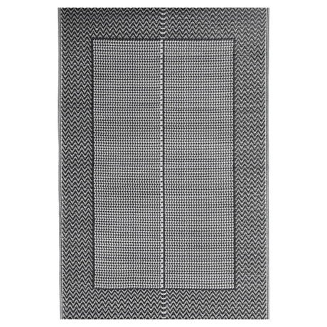 Vidaxl extérieur tapis arakil 140x200 cm en polypropène noir