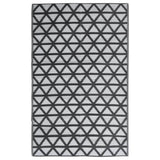Vidaxl extérieur tapis arakil 140x200 cm en polypropène noir