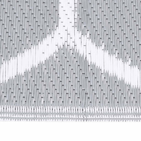 Vidaxl à l'extérieur du tapis Arakil 140x200 cm Gray en polypropène