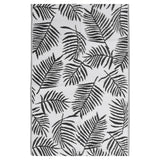 Vidaxl extérieur tapis arakil 140x200 cm en polypropène noir
