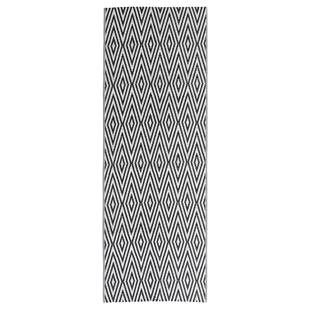 Vidaxl RAGN EXTÉRIEUR AAKIL 80X250 cm Polypropène noir