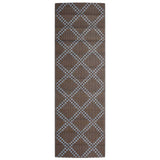 VIDAXL Outside Rug 80x250 cm Polypropen braun