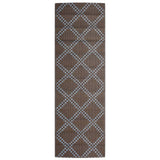 Vidaxl à l'extérieur du tapis Arakil 80x250 cm en polypropène brun