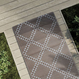 VIDAXL Outside Rug 80x250 cm Polypropen braun