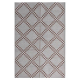 Vidaxl à l'extérieur du tapis Arakil 140x200 cm en polypropène brun
