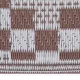 Vidaxl à l'extérieur du tapis Arakil 140x200 cm en polypropène brun