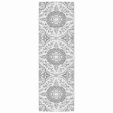 Vidaxl à l'extérieur tapis Arakil 80x250 cm Gris clair en polypropène