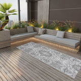 Vidaxl Outside Rug 80x250 cm Polipropeno gris claro