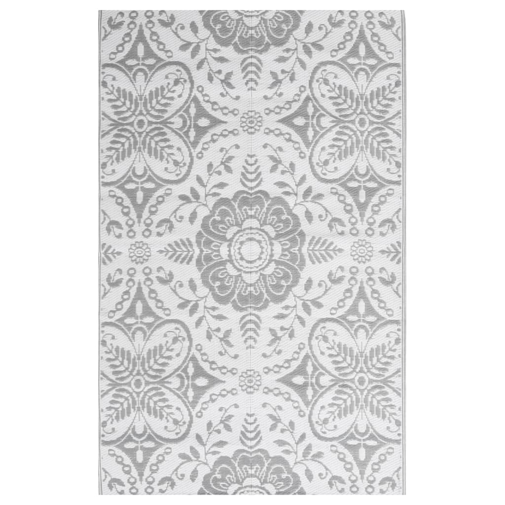 Vidaxl extérieur tapis Arakil 140x200 cm pp gris clair