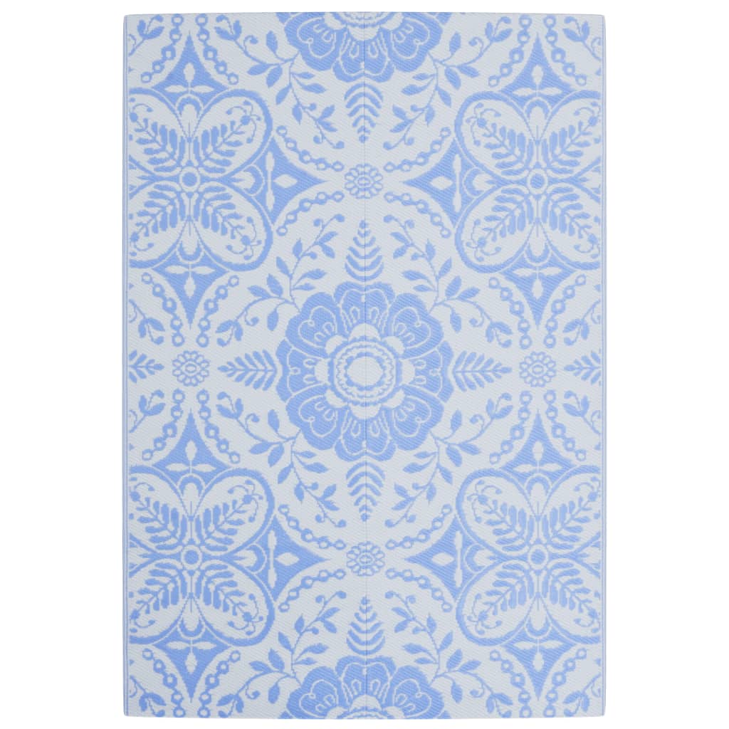 VidaXL outside rug Arakil 140x200 cm Polypropen baby blue