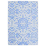 VidaXL outside rug Arakil 140x200 cm Polypropen baby blue