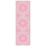 Vidaxl Extérieur Rug 80x250 cm Polypropène rose
