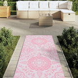 Vidaxl Extérieur Rug 80x250 cm Polypropène rose