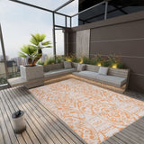 Vidaxl extérieur tapis Arakil 140x200 cm Polypropène jaune