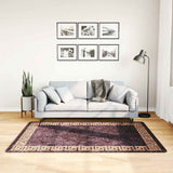 Vidaxl tapis lavable antidérapant 120x180 cm noir et or de couleur