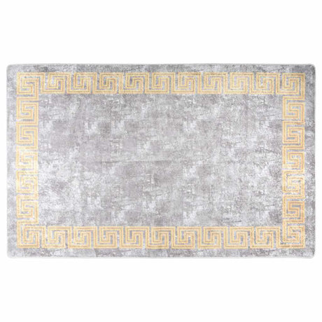 Tapis vidaxl Anti-slip lavable 160x230 cm gris