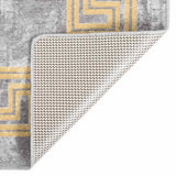 Tapis vidaxl Anti-slip lavable 160x230 cm gris