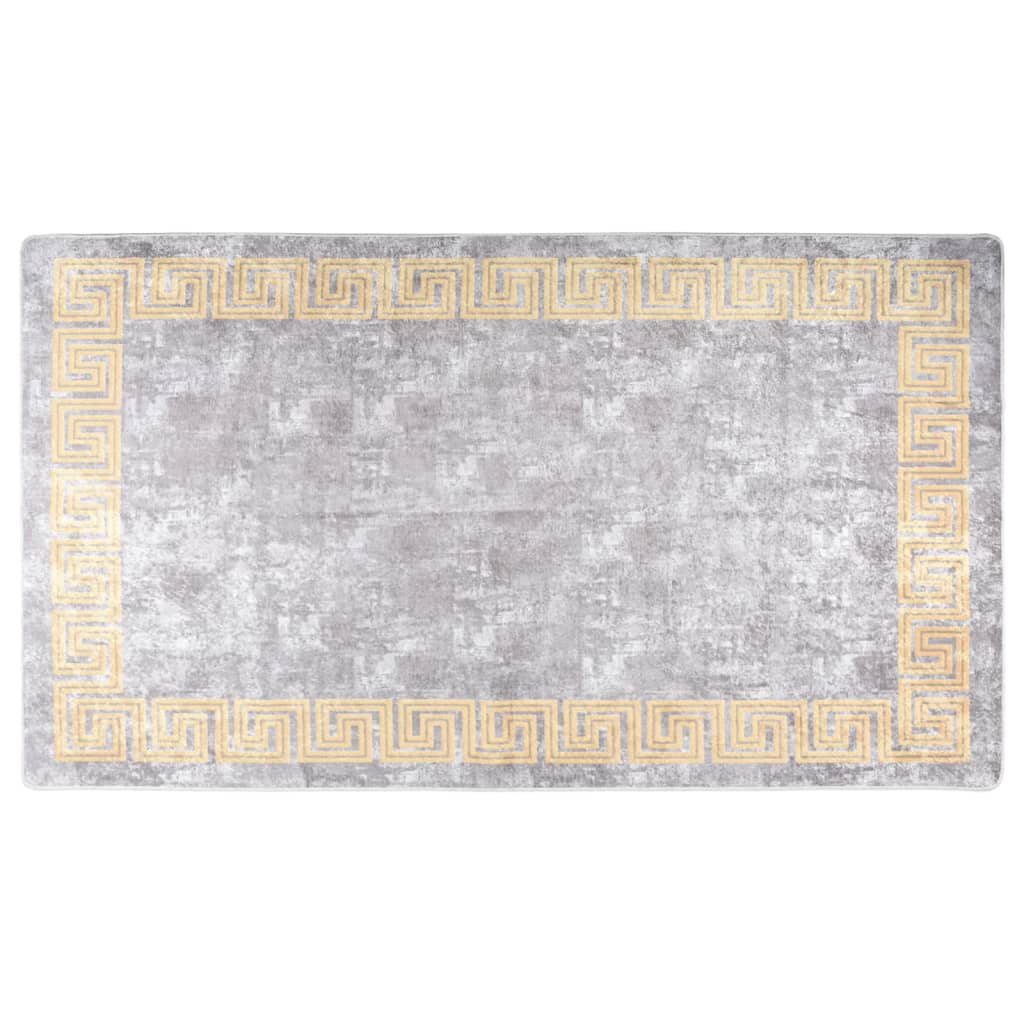 VidaXL rug washable anti-slip 190x300 cm gray