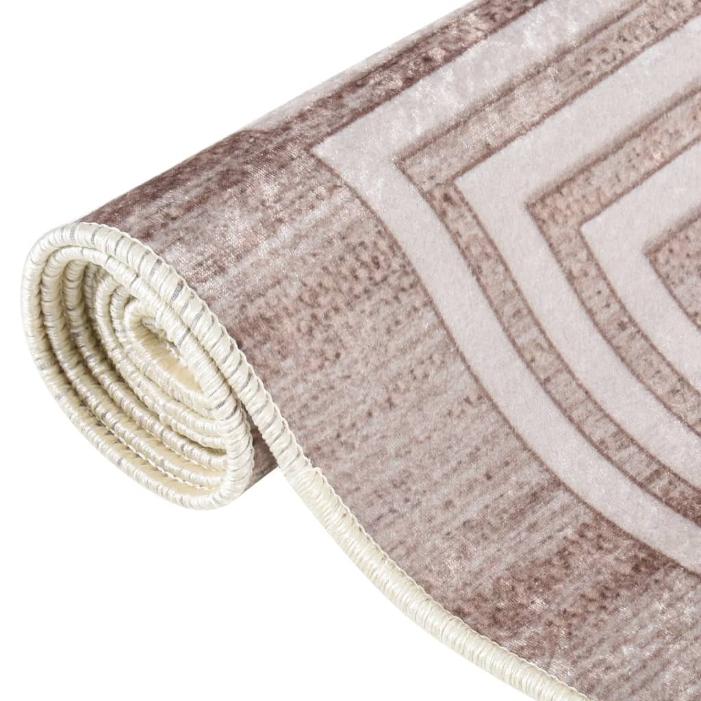 VidaXL rug washable anti-slip 190x300 cm beige