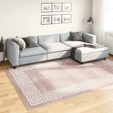Tapis vidaxl Anti-slip lavable 190x300 cm beige