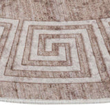 Tapis vidaxl Anti-slip 120 cm beige