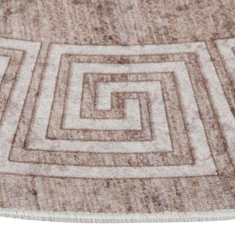 Tapis vidaxl Anti-slip 120 cm beige