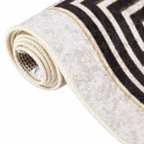 Tapis vidaxl Anti-slip 80x150 cm beige clair